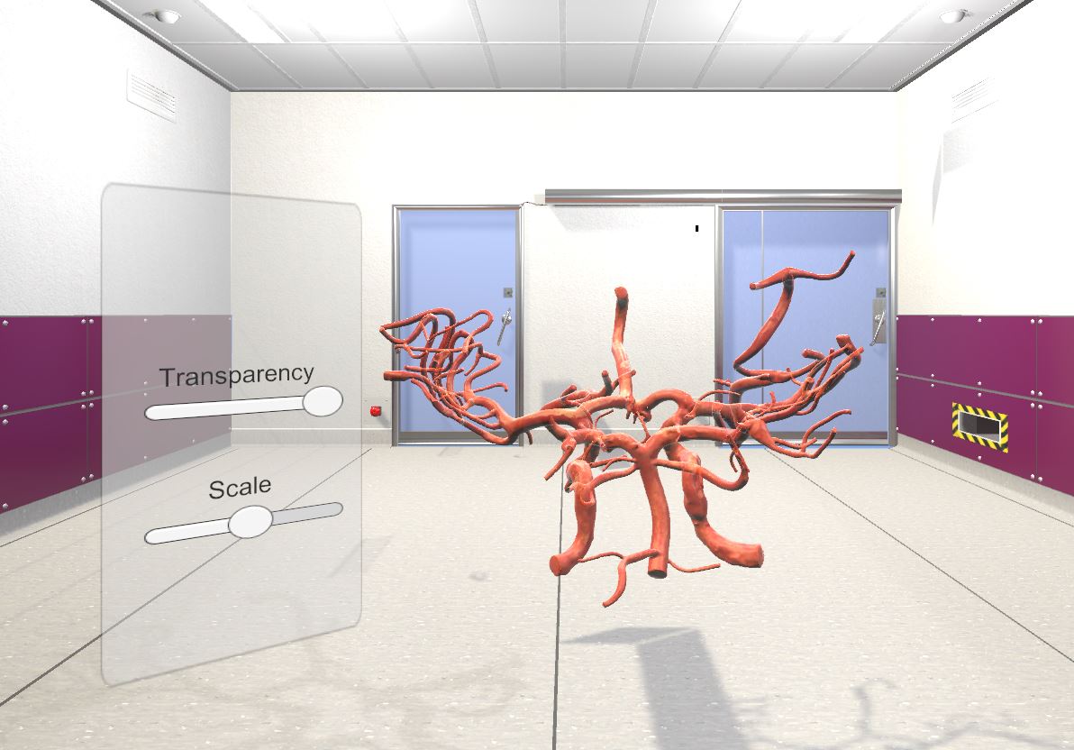 Segmentation of Circle of Willis from 7T TOF-MRI data and immersive exploration using VR