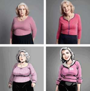 AI-based character generation for disease stories: a case study using epidemiological data to highlight preventable risk factors
