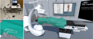 Design, development, and evaluation of an immersive augmented virtuality training system for transcatheter aortic valve replacement